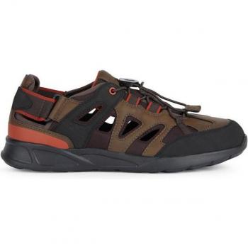 Geox Sandali Sanzio Uomo Marrone Scuro EU 40