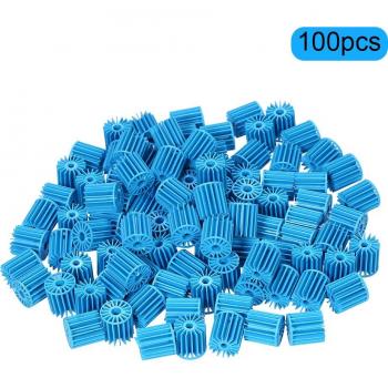 Aquarium Bio Balls 100pcs 15*16mm Blue Filter Media