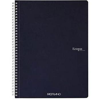 Quaderno Spiralato A4 EcoQua 70 Fg 90 Gr 5 Mm Blu Scuro Fabriano