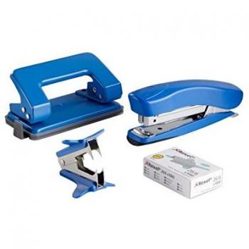 Rexel Mini Stapler with Staple Extractor Set Assorted Colours