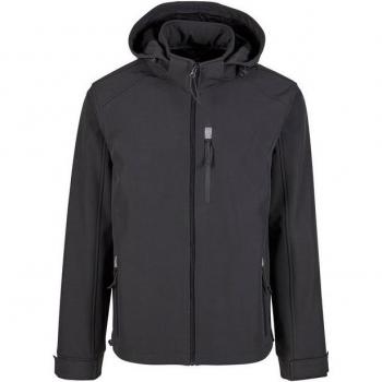 3XL Male Brandit Softshell Hurricane Anthracite Coat