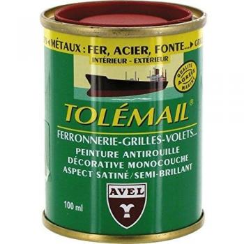 Peinture Rouge Vif Tolémail Ferronnerie 100 ml