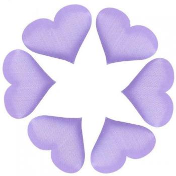 50 Piece Lot of 5x5 cm Heart-Shaped Artificial Rose Petals for Wedding Decor