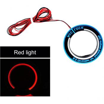 Protection de clé d'allumage avec anneau lumineux pour Ford Focus 2, Focus 3, Kuga, Mondeo