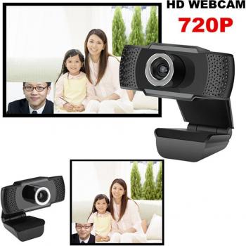 USB 2.0 HD Webcam with Microphone for Desktop and Laptop