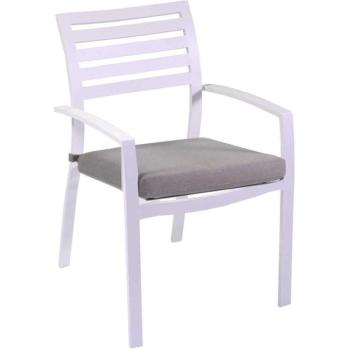 Sedia da Giardino 58x57x88 cm Alluminio New Boston