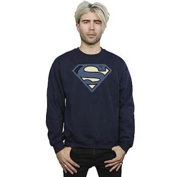 DC Comics Men's Superman Indigo Blue Logo Sweatshirt