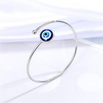 Adjustable Blue Evil Eye Bracelet
