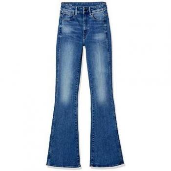 G-STAR RAW 3301 Jean évasé, Femme, Faded Azure B605-B388