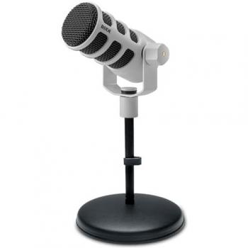RØDE Podmic USB Mikrofon Set mit Tisch-Stativ Weiß
