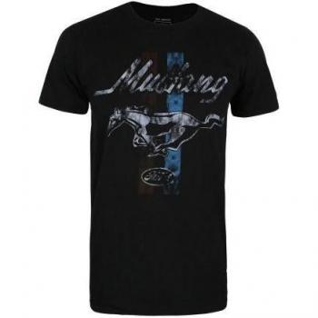 Tee uomo Ford Mustang con motivi a righe