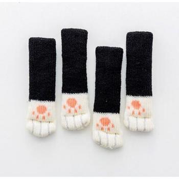 4Pcs Cat Meat Ball Table Leg Covers