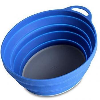 Blue Travel-Friendly Silicon Bowl – Collapsible