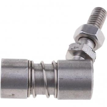Adjustable Length Throttle Control Cable Ball Joint, Stainless Steel