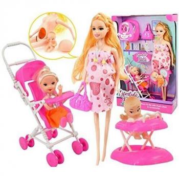 Bibi 11” Mom & Tot Pack – Pregnancy, Newborn in Walker, Stroller Baby