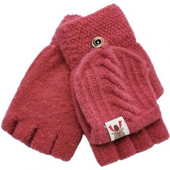 Children's Winter Flip Top Knitted Gloves