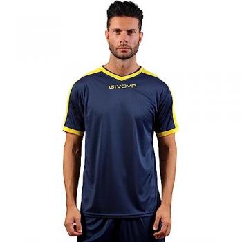 Givova Kinder Fußball Kit navy gelb