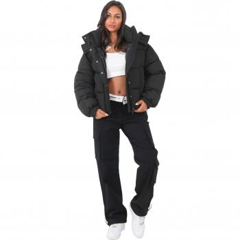 Sixth June Damen Steppjacke kurz und oversized