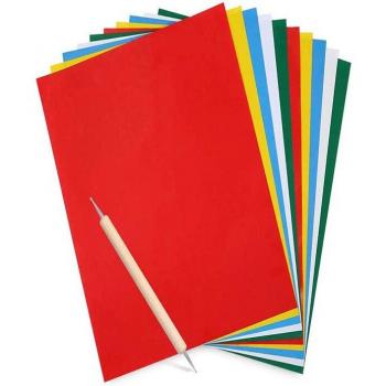 10pcs/Set Carbon Water-Soluble Tracing Paper with Iron Pen