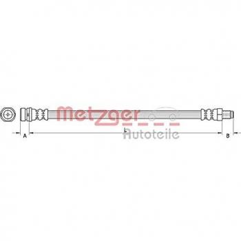 METZGER 4110992 Bremsleitung