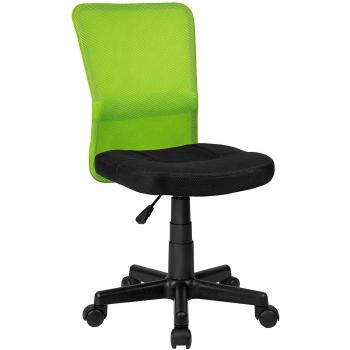 Silla de Estudio Textil FURNITURE STYLE FS6228NGVR Color Negro/Verde