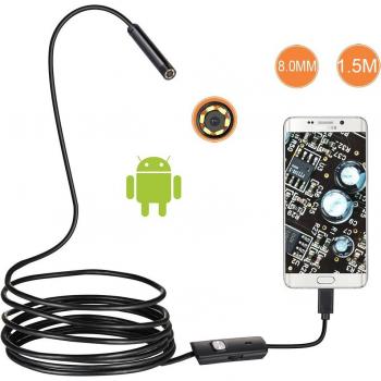 8.0mm Waterproof USB Endoscope 3.5M