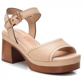 Beige Sandale de la Série Carmela