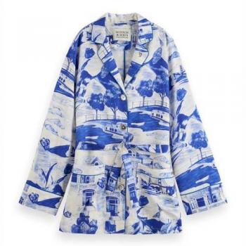 Blazer Scotch & Soda Freestyle Blu