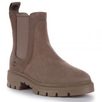 Botas de Mujer Timberland Cortina Valley Chelsea Beige Pardo