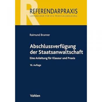 Abschlussverfügung der Staatsanwaltschaft