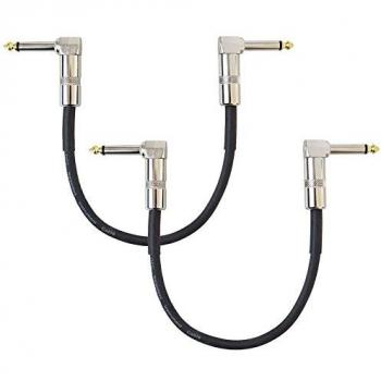 Keepdrum GC028 6.3mm Audio Kabel 30cm 2 Stück