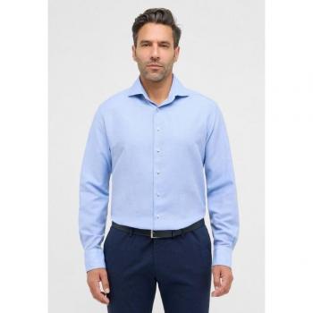 ETERNA MODERN FIT Hemd in azurblau für Herren
