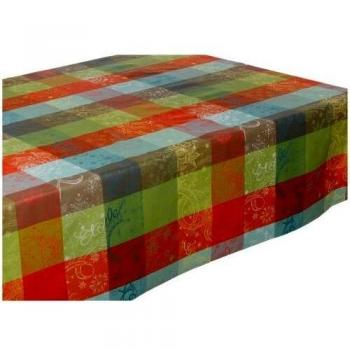 Tischdecke Garnier-Thiebaut 13427 mit Mille Couleurs Design (175 × 175 cm)