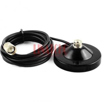Kit Antenne Automobile 3m 3D : Câble PL259 + Prise 9 cm + Support Magnétique