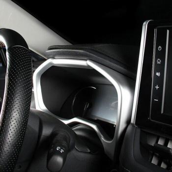 ABS Silver Dash Panel Cover for Toyota RAV4 (Left Rudder)