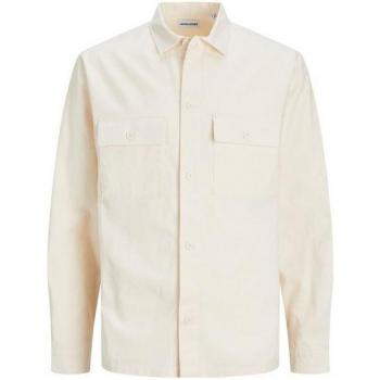 Camisa de Lino Beige Jack & Jones Venice