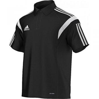Condivo 14 Herren-Polo von Adidas – Schwarz/Weiß – S