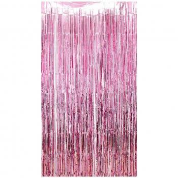 1*2M Rose Gold Foil Backdrop Curtain