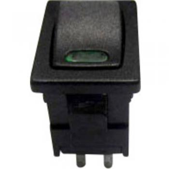 1587536 Wippschalter TC-R13-66L-02 GN 250 V/AC 6 A rastend
