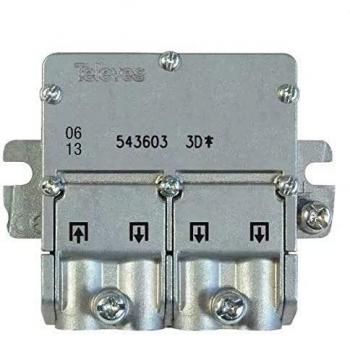 Répartiteur Televes 3 Sorties 8,5/7,5 dB Gris