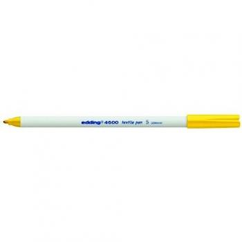 EDDING Marker 1 mm für Textilien – Gelber Stift (4600)