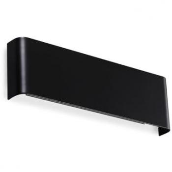 Aplique LED Delta 30cm arriba/abajo negro 3000K
