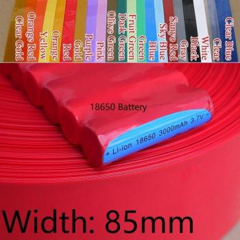 Enveloppe de protection Lipo 18650 en PVC – 85 mm (55 mm) – 1 m