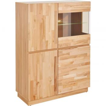 Home affaire Hochboard, Höhe 120 cm, teilmassiv, FSC®-zertifiziert