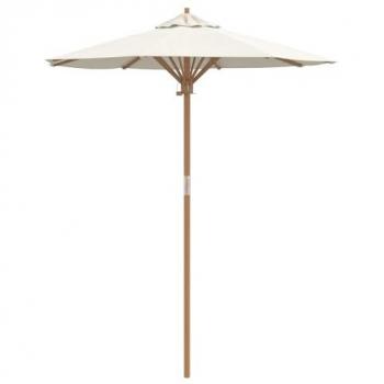 Parasol Jardin Crème & Bambou Vidaxl 180x230 cm