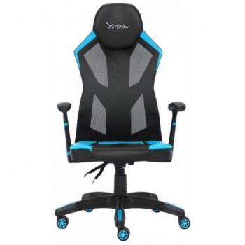 Silla Gamer Xzeal Azul Malla Foam Ergonomica