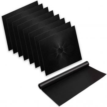 Heat Resistant Round Stove Burner Covers with Oven Liner