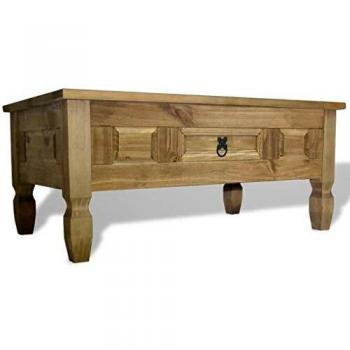 Vidaxl Mexican Pine Coffee Table Corona Range 100x55x44 cm