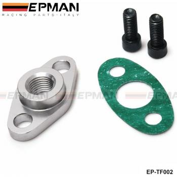 Turbo Oil Feed Flange with 1/4 Restrictor for Garrett T3/T4R EP-TF002