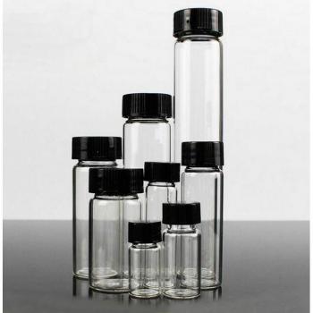 3ml to 50ml Clear Glass Bottles for Lab Samples